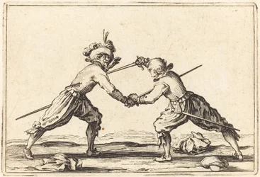 Duell mit Schwertern
