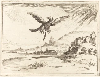 Adler verliert eine alte Feder, 1628
