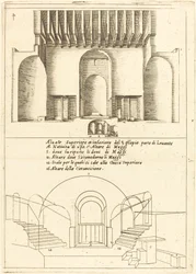 Aufriss der Kirche der Heiligen Krippe