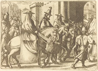 Einzug in die Stadt Ferrara