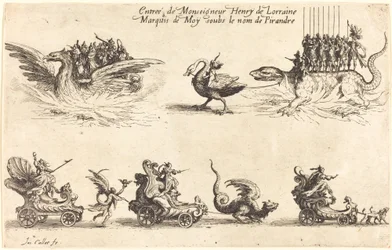 Einzug von Monseigneur Henry de Lorraine, Marquis de Moy, unter dem Namen Pirandre