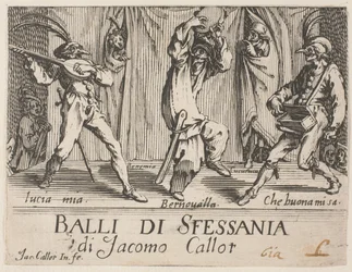 Frontispiz, aus Balli di Sfessania