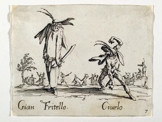 Gian Fritello und Ciurlo, Figuren aus der Commedia dell