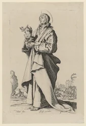 Heiliger Johannes der Evangelist, Blatt 8 der Folge "Jesus, die zwölf Apostel und Maria"