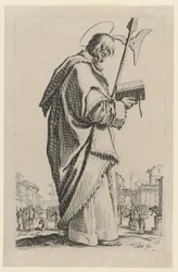 Heiliger Matthias, Blatt 13 der Folge "Jesus, die zwölf Apostel und Maria"