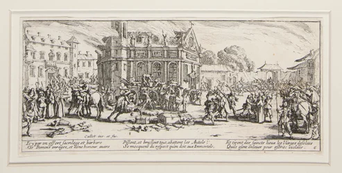 Les grandes miseres de la guerre: Nr. 6 - Verwüstung von