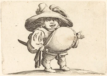 Mann mit dickem Bauch