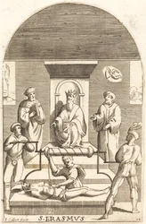 Martyrium des heiligen Erasmus, 1608-1611