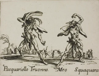 Meo Squaquara, Tafel 20 aus Balli di Sfessania
