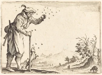 Bauer von Bienen angegriffen