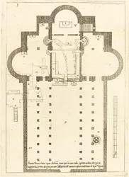 Plan der Kirche der Heiligen Krippe, 1619