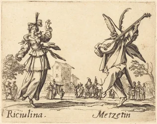Riciulina und Metzetin, ca. 1622