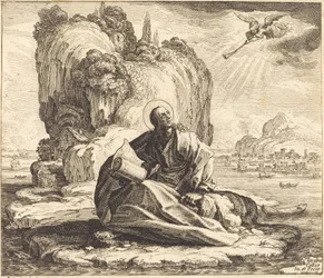 Heiliger Johannes auf der Insel Patmos, 1625