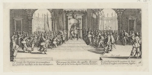 Soldvergabe, Blatt 18 der Folge „Grauen des Krieges“