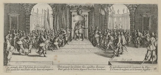 Soldvergabe, Blatt 18 der Folge "Grauen des Krieges"