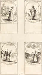 St. Perpetuus; St. Maria von Kleophas; St. Ezechiel; St. Leo der Große