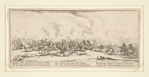 Die Schlacht, aus Die Elenden und Katastrophen des Krieges