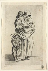 Die Bettler: Eine Mutter und ihre drei Kinder, um 1623