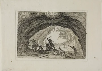 Die Räuberhöhle, aus Die Launen