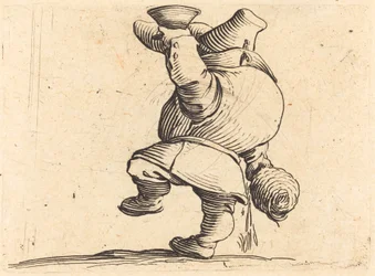 Der Trinker, Rückansicht