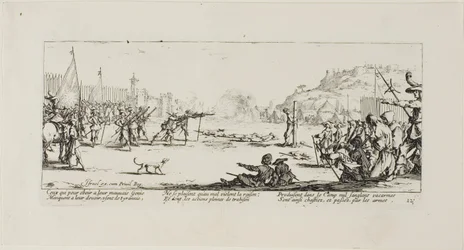 Das Erschießungskommando, Platte zwölf aus Die Elendigkeiten des Krieges