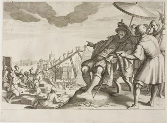 Der Großherzog befestigt den Hafen von Livorno, aus dem Leben von Ferdinando I. de’ Medici