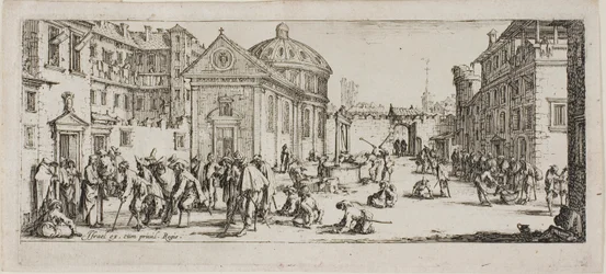 Das Krankenhaus, Tafel fünfzehn aus Die Leiden des Krieges