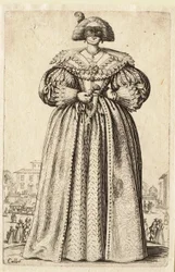 Die Dame mit einer Maske