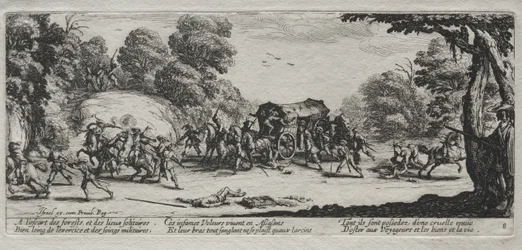Die großen Leiden des Krieges: Straßenraub