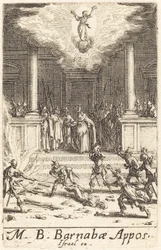 Das Martyrium des Heiligen Barnabas, ca. 1634-1635