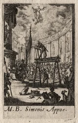 Das Martyrium der Apostel: St. Simon