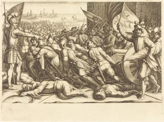 Die Wiedereinschiffung der Türken, ca. 1614