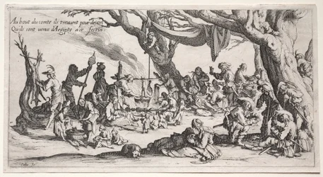 Die Bohémiens: Der Rastplatz: Das Fest der Bohémiens