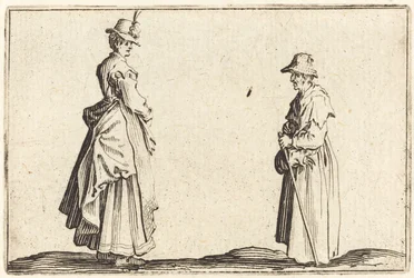 Zwei Frauen im Profil