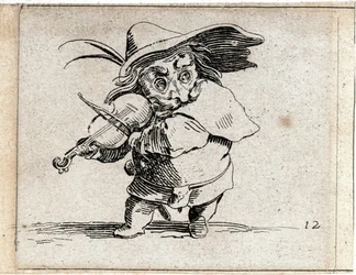 Verschiedene Gobbi-Figuren (Gravur)