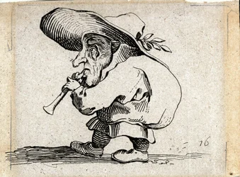 Verschiedene Gobbi-Figuren (Gravur)