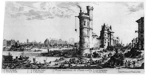 Alte Ansicht von Paris, ca. 1615-1635, 1924