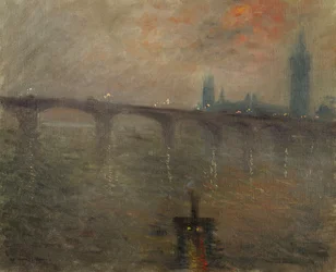 Abend, Westminster von der Waterloo-Brücke