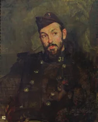 Félicien Cacan in Uniform, 1915