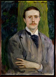 Porträt von Jacques-Émile Blanche (1861-1942), französischer Maler. Gemälde von John Singer Sargent (1856-1925). Rouen, Museum der Schönen Künste