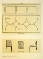 Speisesaal IV, Hotel de M. Berger, in Paris, Illustration aus 