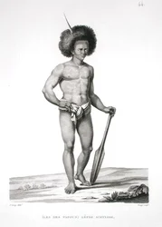 Papua-Inseln: Leprakranker, aus 