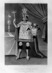 Inkaprinz in Nationaltracht, 1852