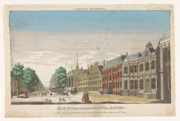 Ansicht des Lange Voorhout in Den Haag