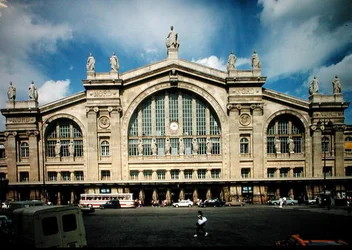 Ansicht der Fassade des Gare du Nord, erbaut 1861-63