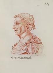 Ms.266 fol.271 v Petrarca (1304-74), aus 