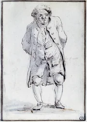 Karikatur von Honoré Gabriel Riqueti, Graf von Mirabeau (1749-1791)