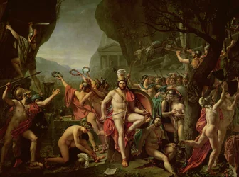 Leonidas bei den Thermopylen, 480 v. Chr.