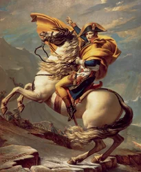 Napoleon überquert die Alpen