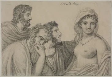 Phryne vor den Richtern, um 1816-1820